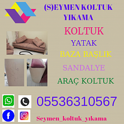 TURGUTLU YERİNDE KOLTUK YIKAMA