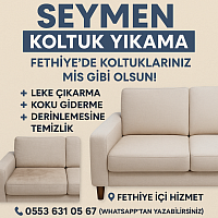 Fethiye koltuk yıkama